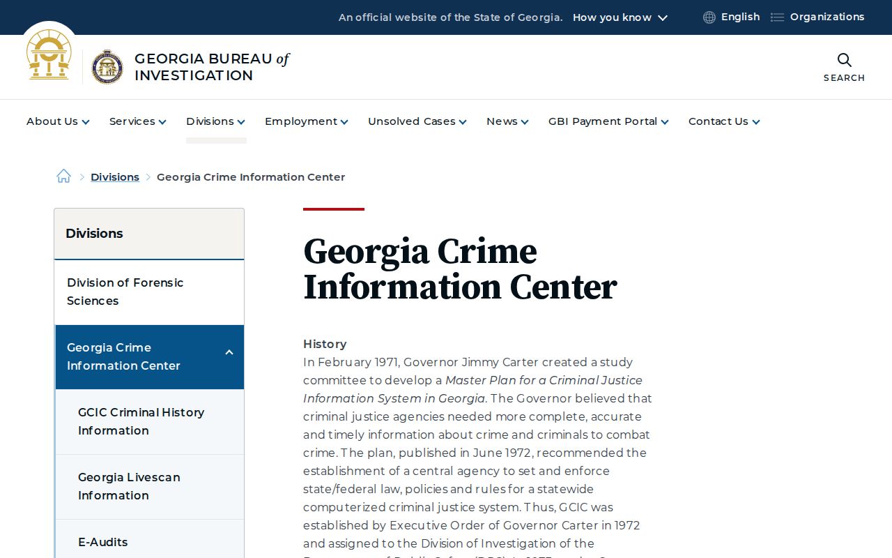 Treutlen County criminal history and Georgia Crime Information Center records