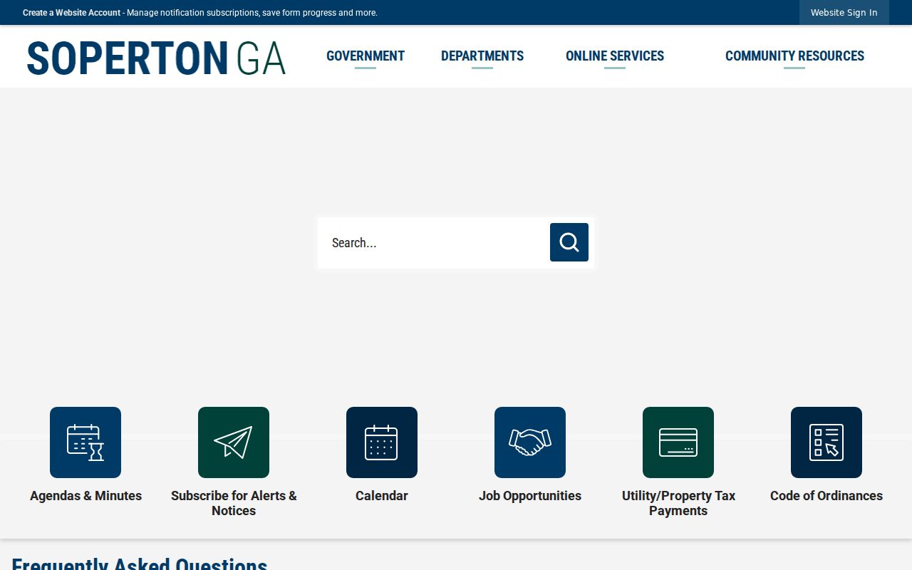 Soperton record check guidance in the Municipal Court FAQ